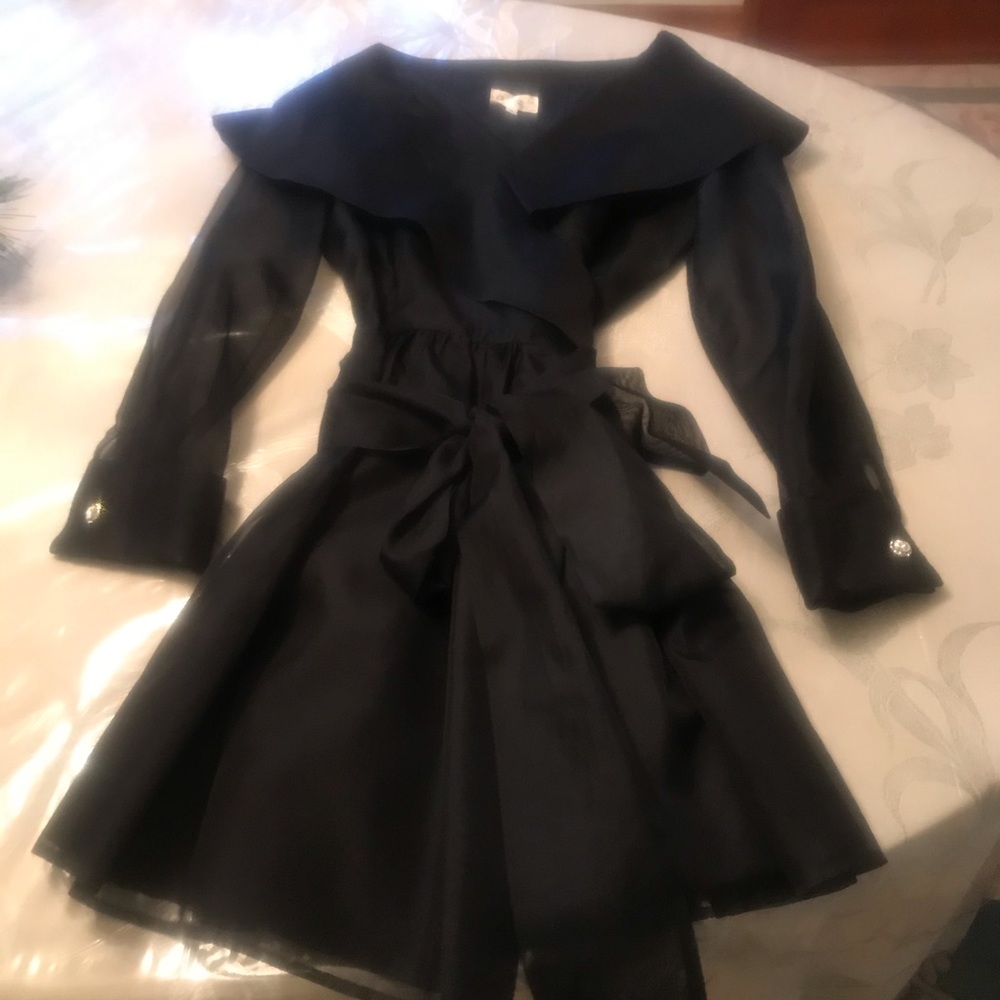 Black cocktail dress